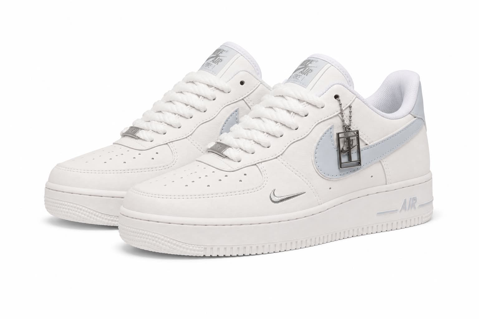 Air Force Cordinha Branco Azul Bebê