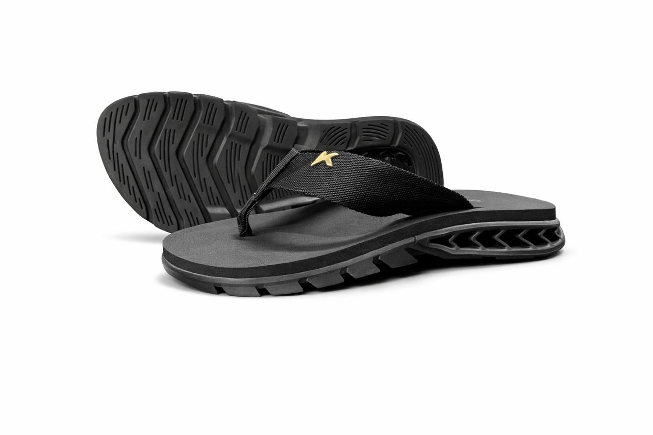 Chinelo Sandália Kenner Preto / Preto