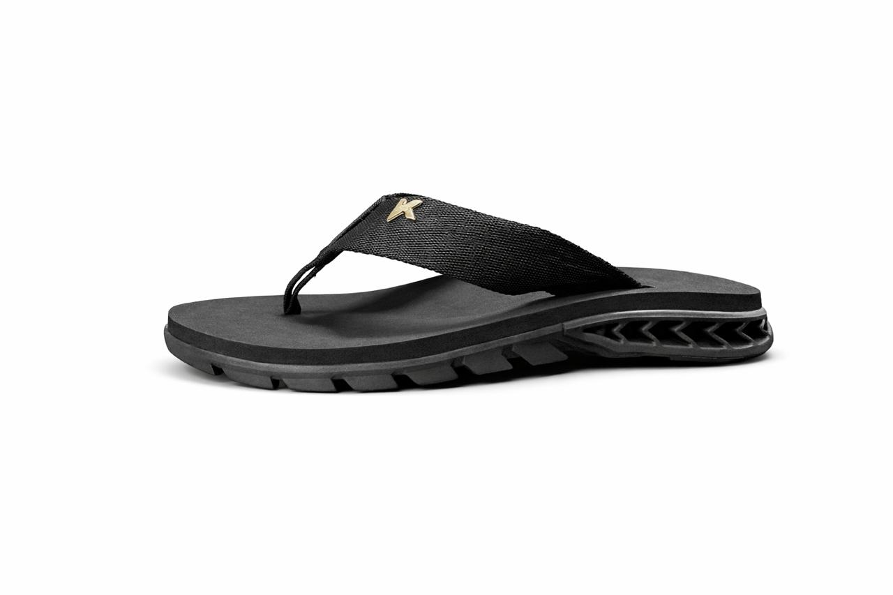 Chinelo Sandália Kenner Preto / Preto
