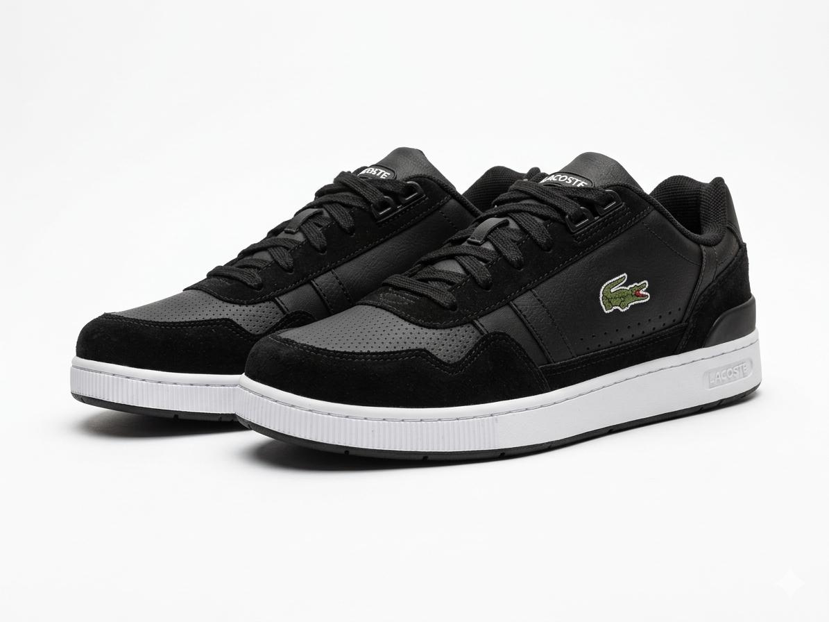 Lacoste Tclip Preto e Branco 