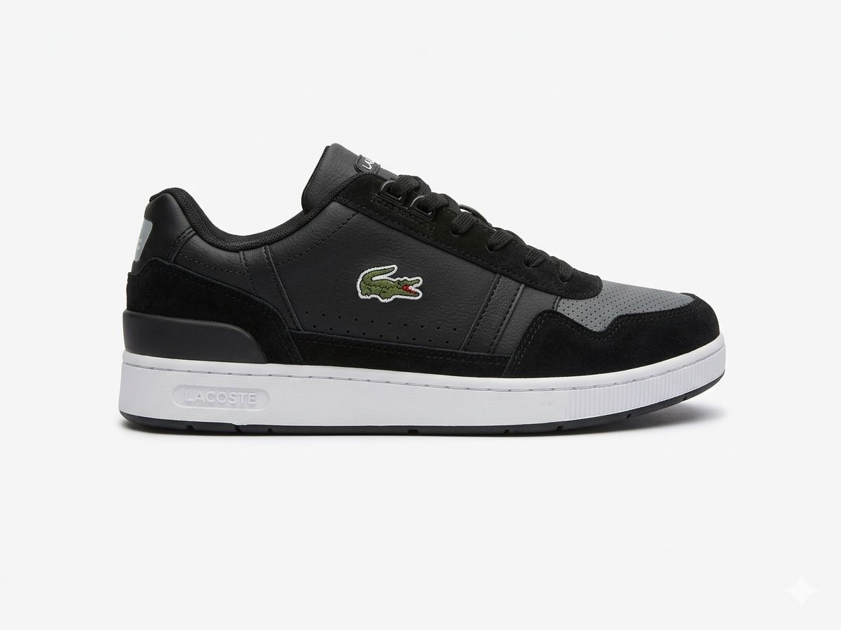 Lacoste Tclip Preto e Branco 