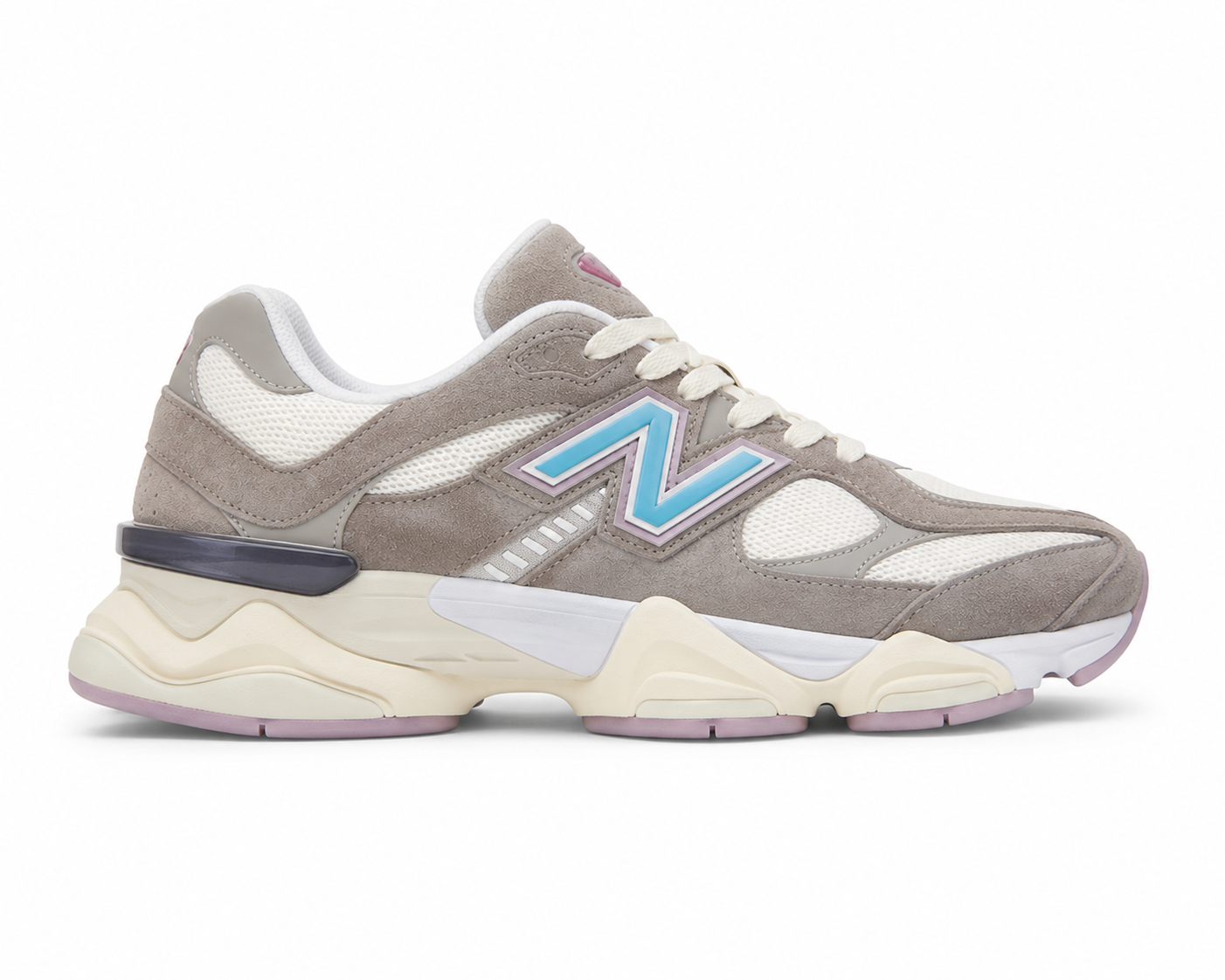 New Balance 9060 Bege Azul Rosa