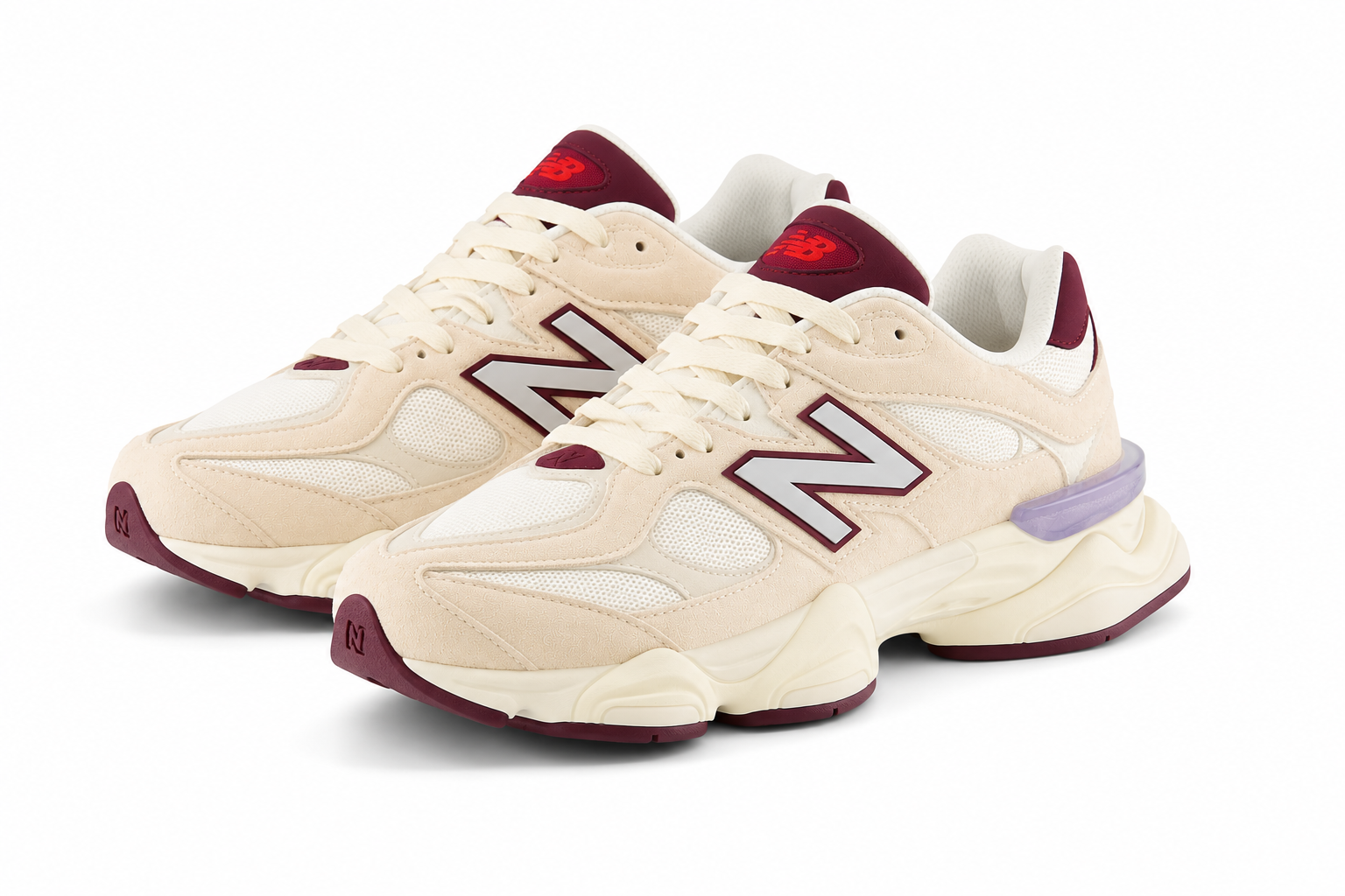 New Balance 9060 Bege Vinho