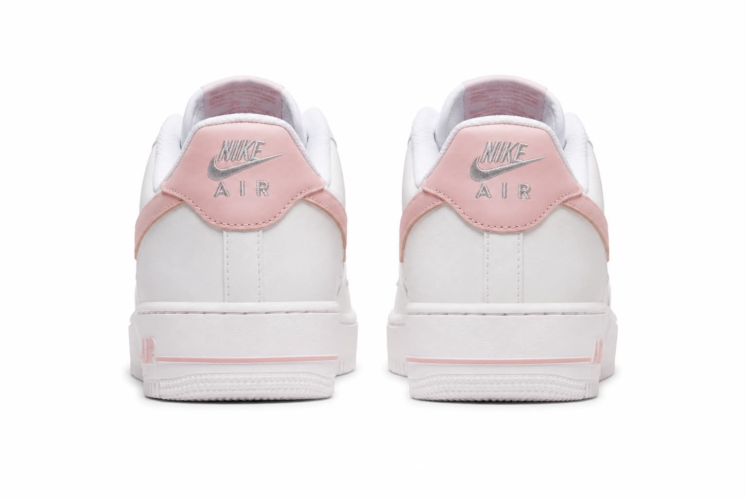 Nike Air Force Cordinha Branco Rosa