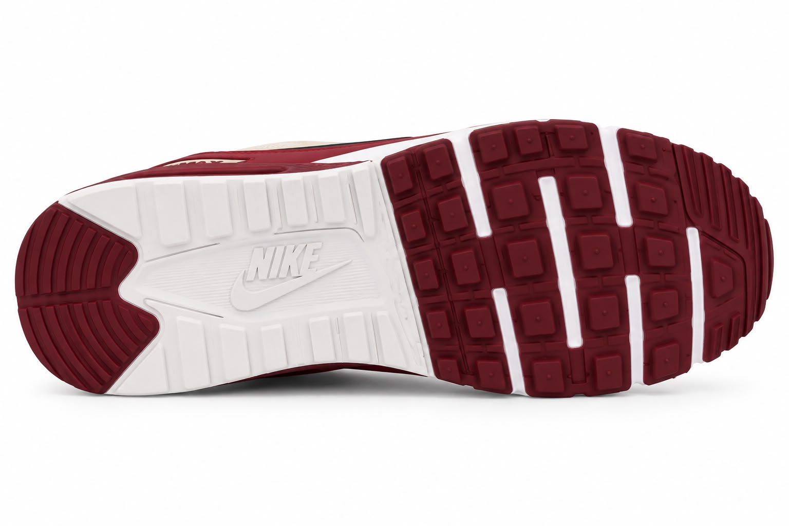 Nike Air Max 90 Bege Bordo
