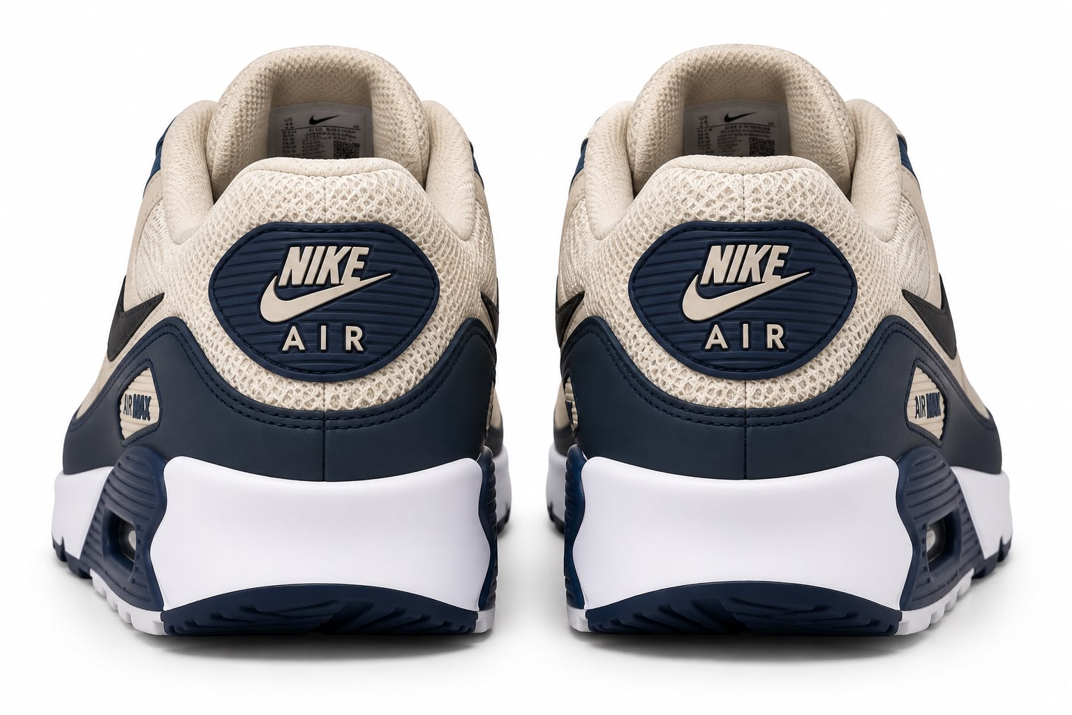 Nike Air Max 90 Bege Marinho