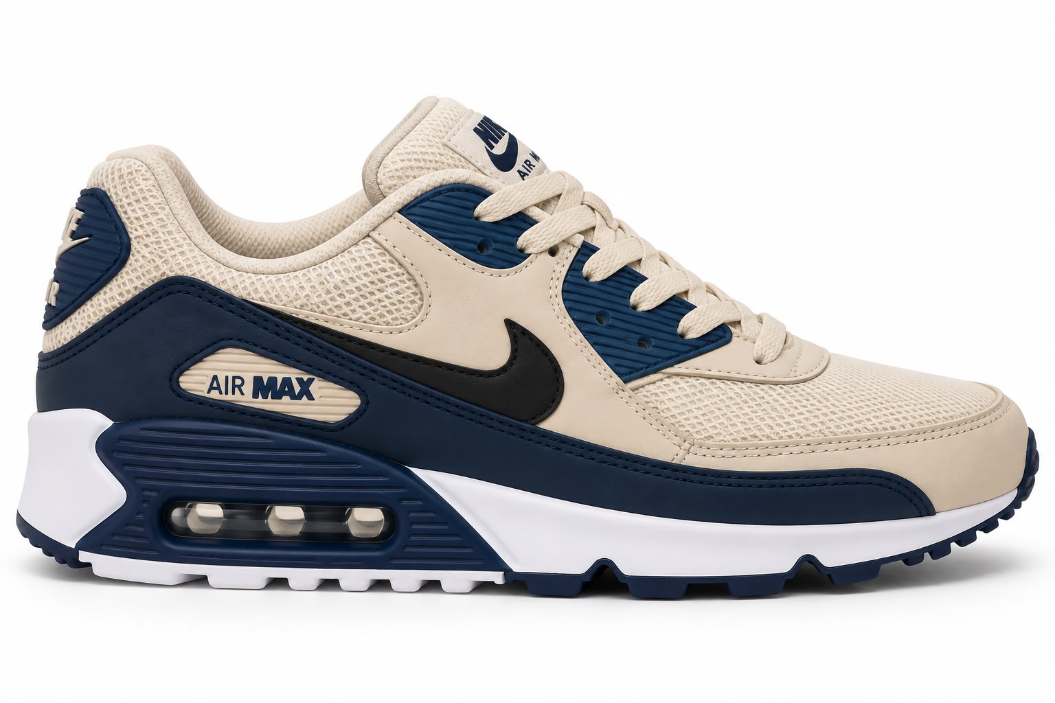 Nike Air Max 90 Bege Marinho