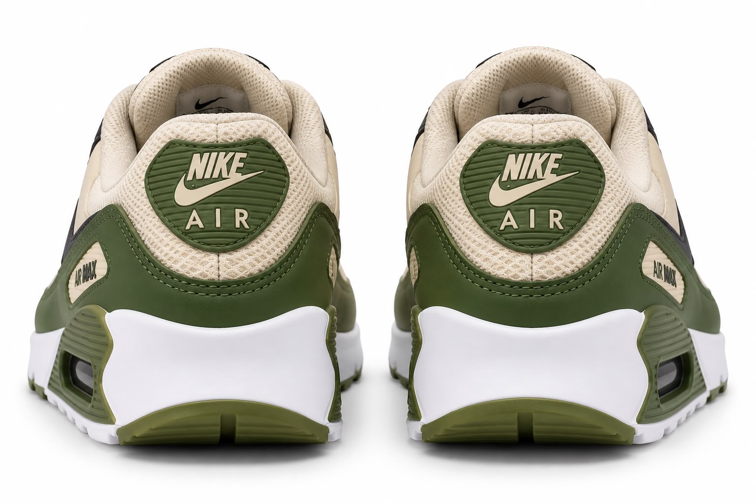 Nike Air Max 90 Bege Verde Musgo