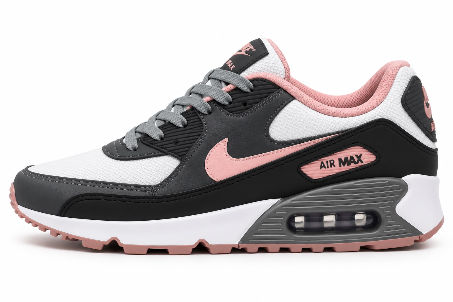 Nike Air Max 90 Branco Preto Nude