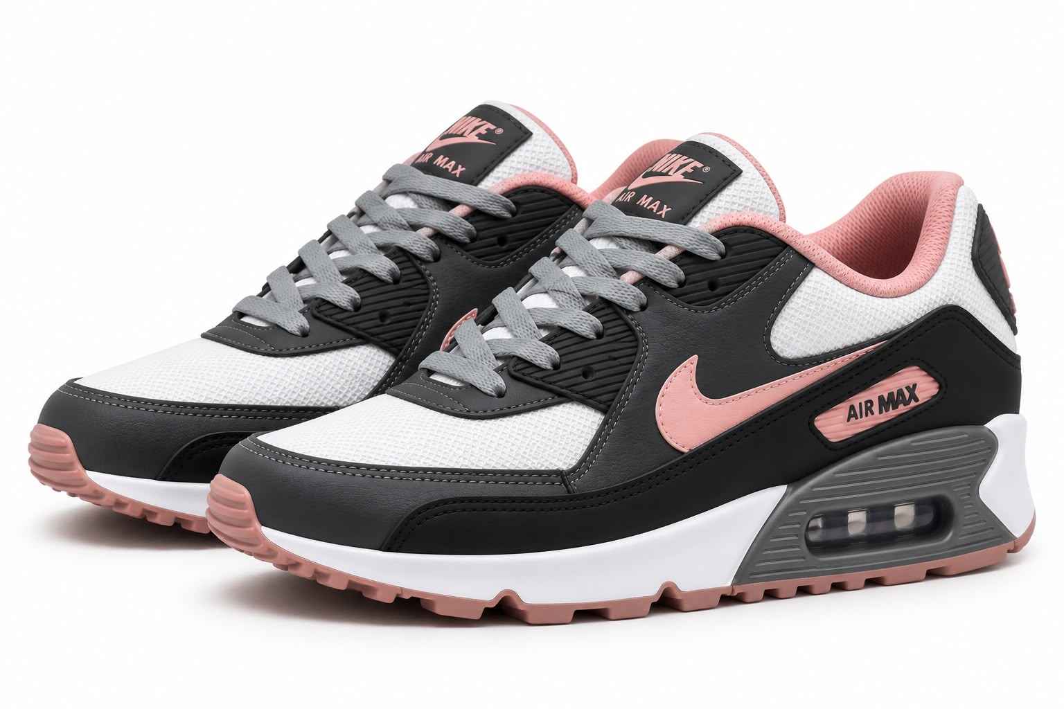 Nike Air Max 90 Branco Preto Nude