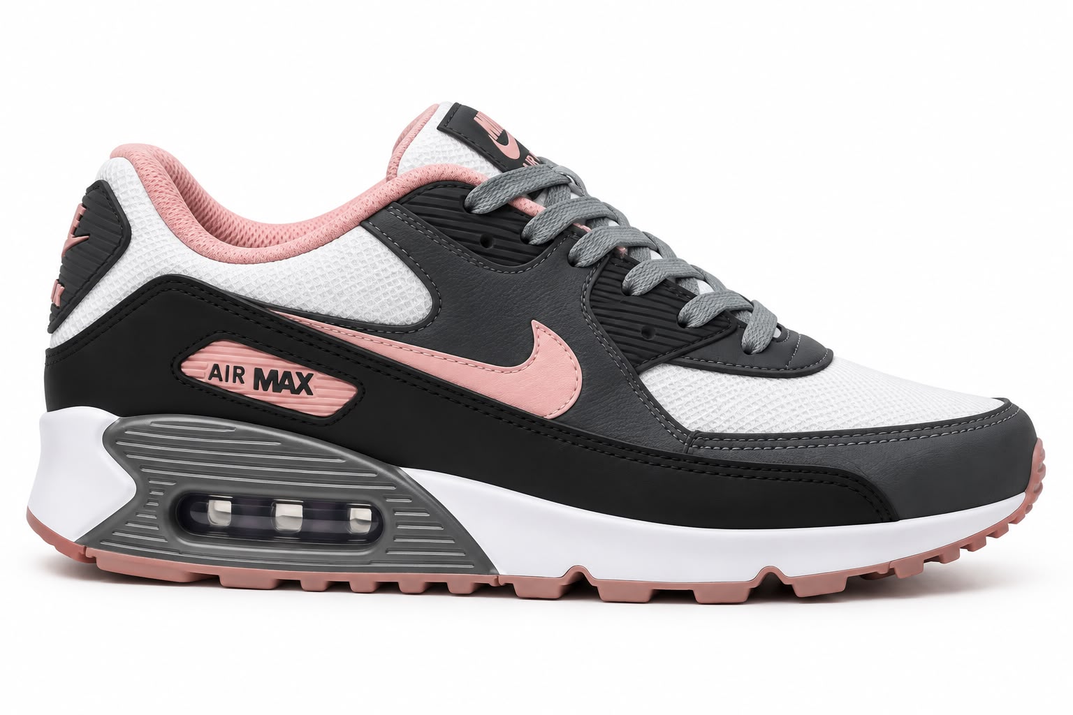 Nike Air Max 90 Branco Preto Nude