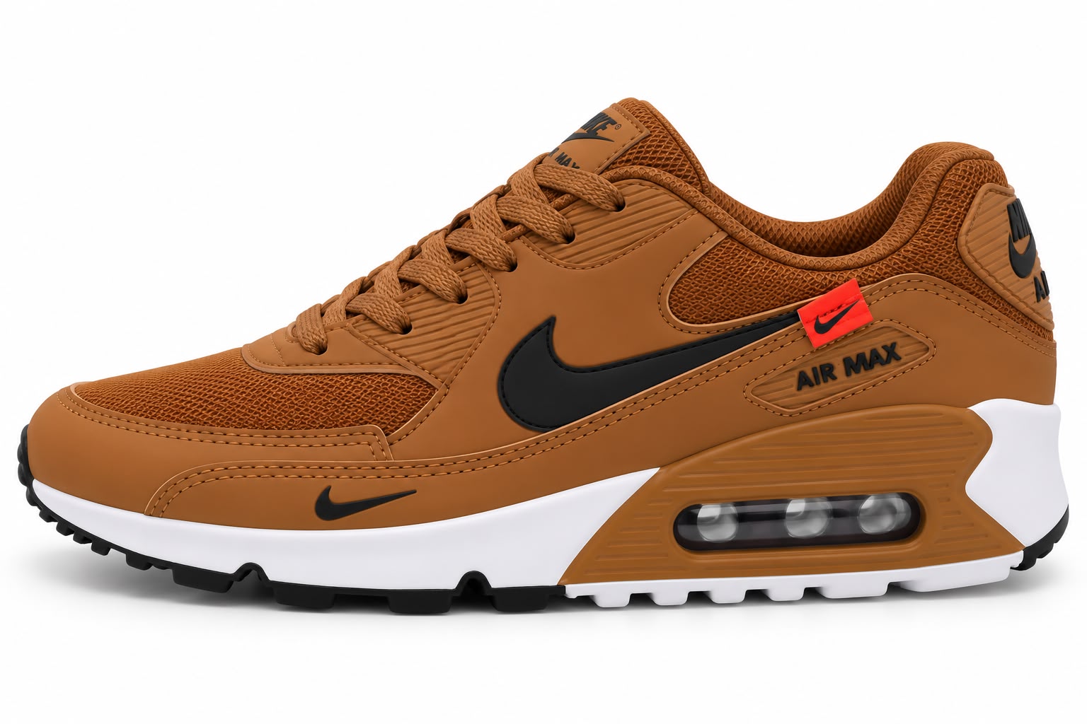 Nike Air Max 90 Caramelo Preto Plus