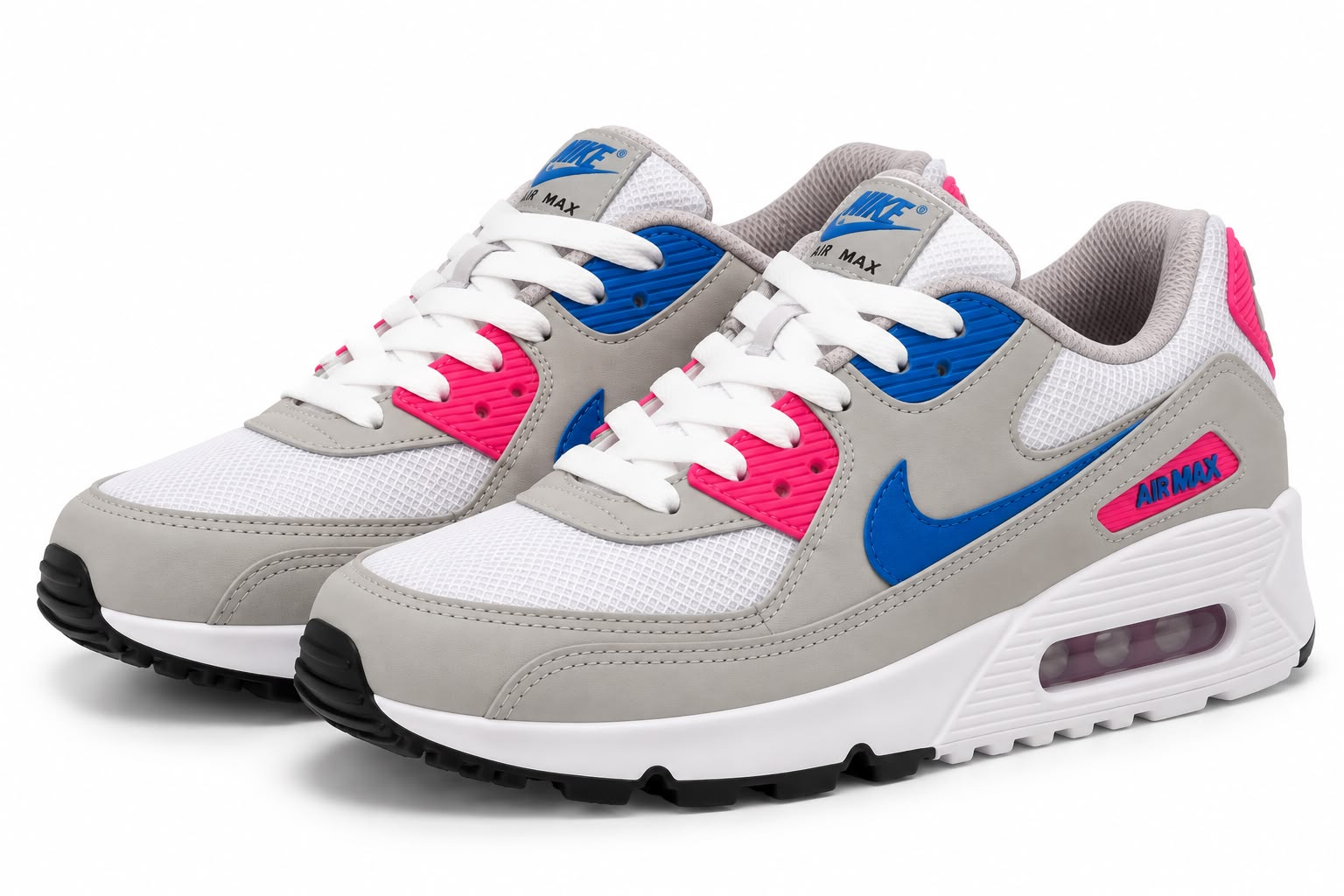 Nike Air Max 90 Cinza Pink Azul