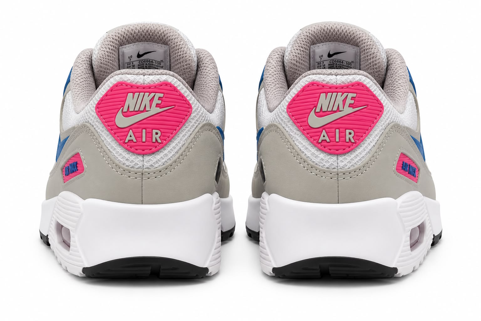 Nike Air Max 90 Cinza Pink Azul