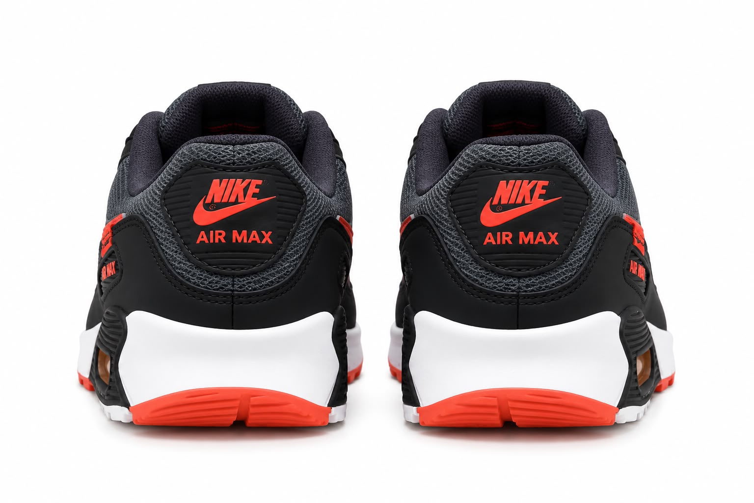 Nike Air Max 90 Grafite Laranja Plus