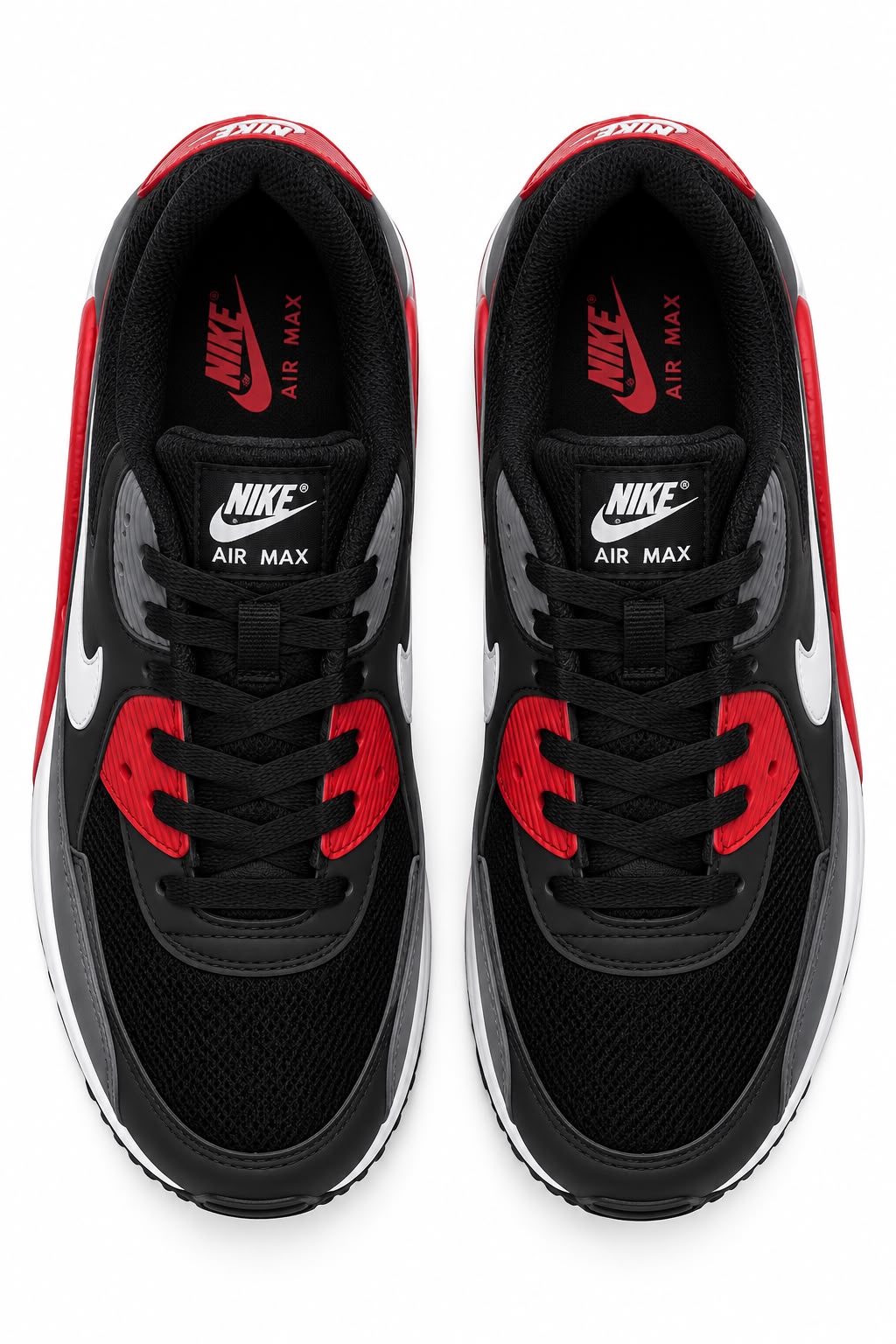 Nike Air Max 90 Grafite Vermelho