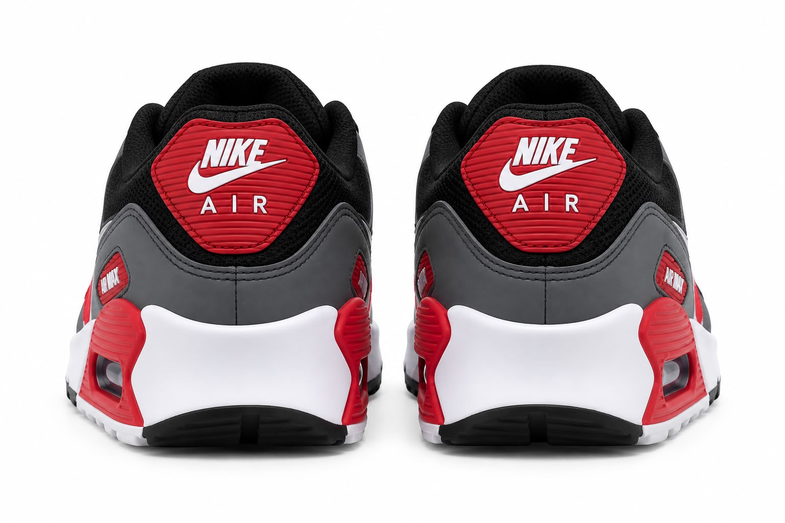 Nike Air Max 90 Grafite Vermelho