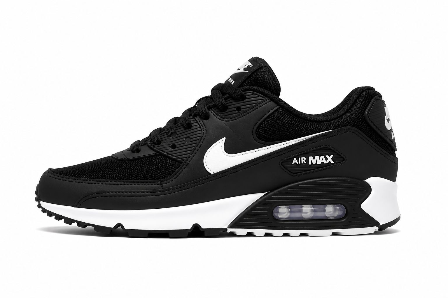Nike Air Max 90 Preto Branco