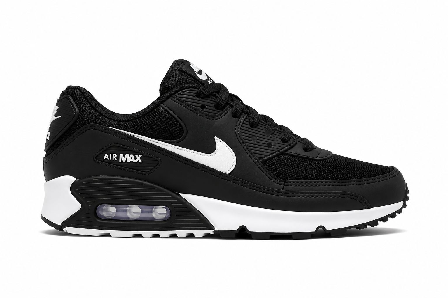 Nike Air Max 90 Preto Branco