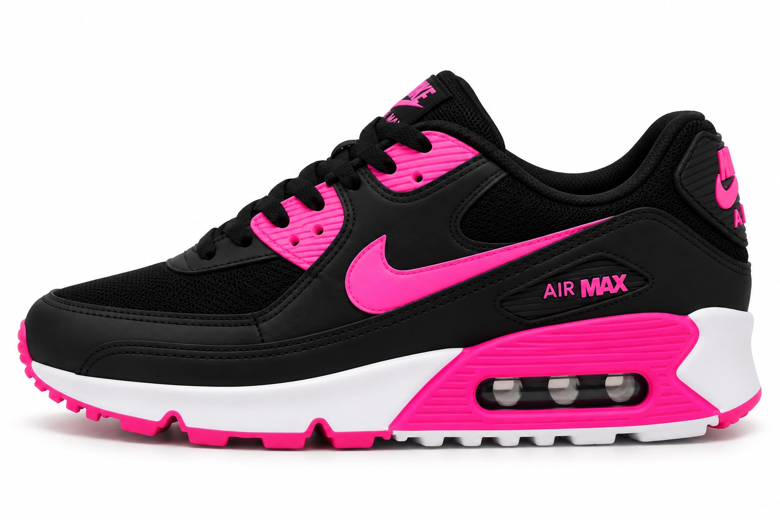 Nike Air Max 90 Preto Pink