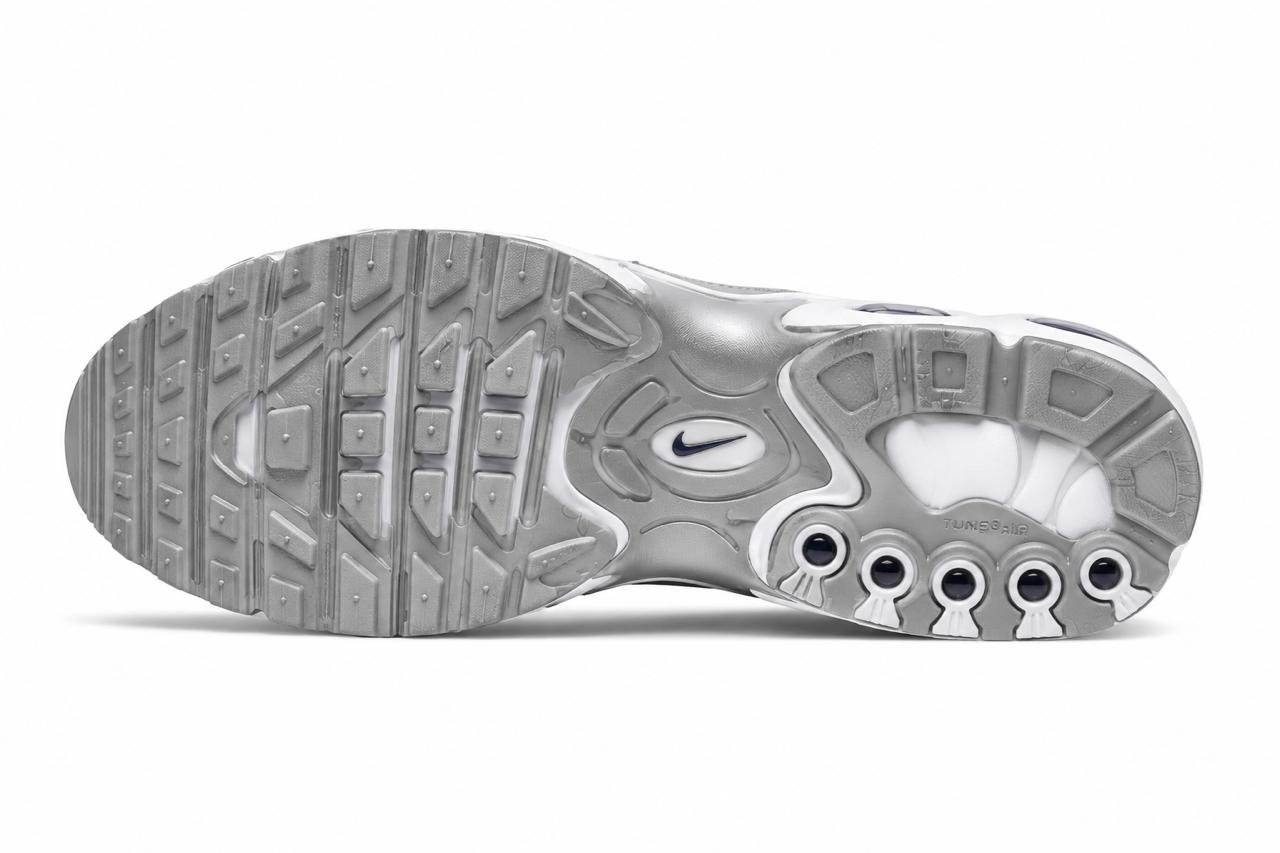 Nike TN Refletivo Branco Prata Chrome