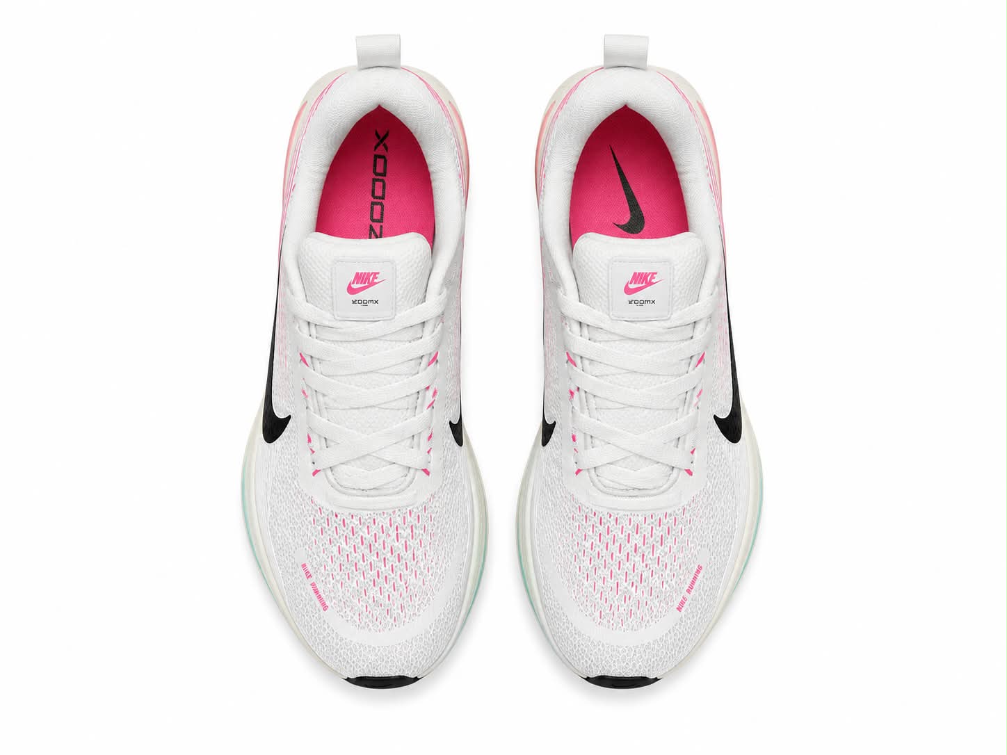 Nike Zoomx Branco Azul e Rosa